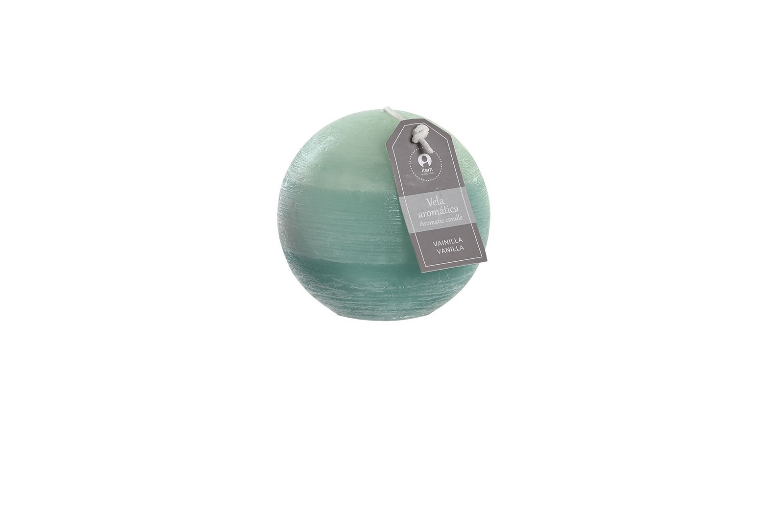 VELA CERA 7,5X7,5X7,5 188 GR, 35 HORAS VERDE